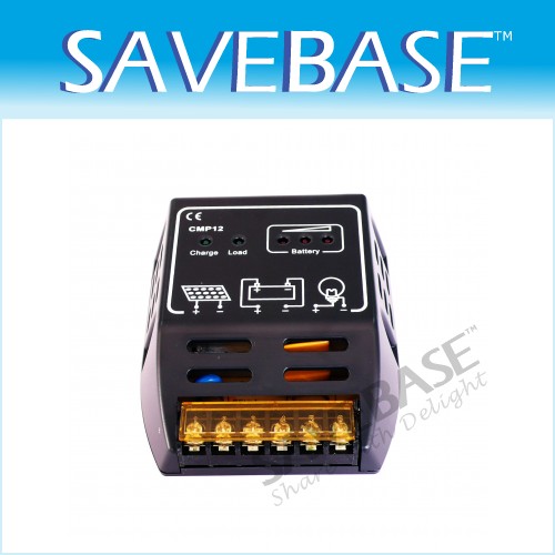 10A 12V/24V Portable Solar Panel Charger Controller DC