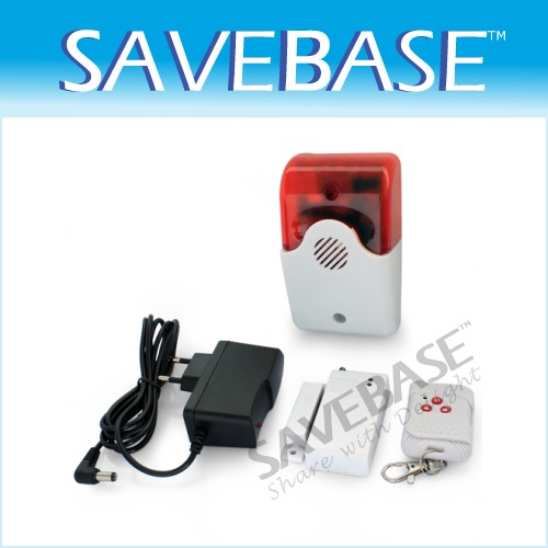 2 In 1 Wireless Security Alarm System With Flash Siren