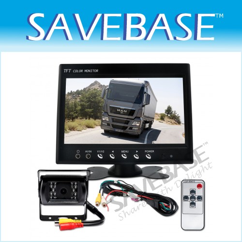 12V 2x CCD Wireless Reversing CCD Camera Kit For Lorry Horsebox Van Night Vision