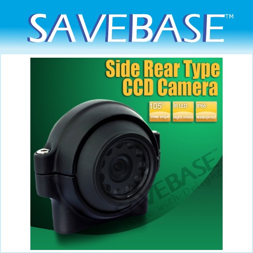 Motohome Front Side Rear View Monitoring CCD Camera 12-24V Shockproof Waterproof