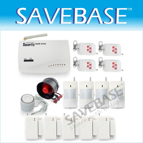 Wireless GSM SMS Home Burglar Alarm System Relay Output + Loud Speaker