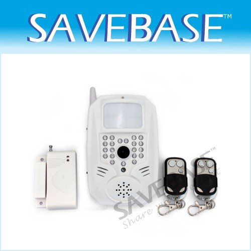 Wireless GSM SMS GPRS Alarm System IR Motion Detect DVR Photo