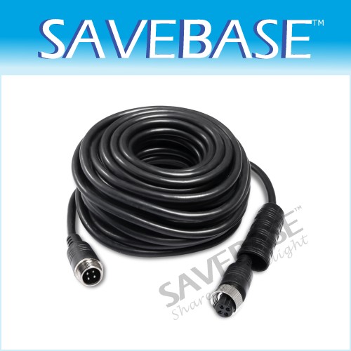 10m Extension Video&Power Cable With 4pin Connectors For Car Camera/Monitor Use