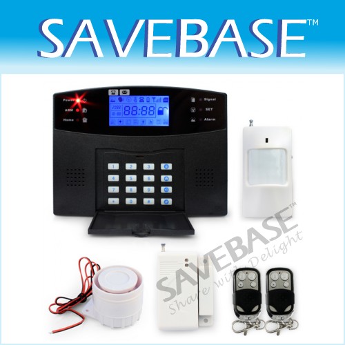 Wireless&Wired GSM SMS Intrude Security Alarm System Auto-dial Defense Zone LCD