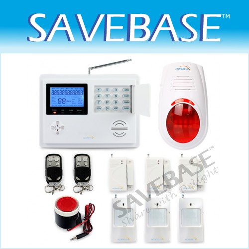 Wireless Home Alarm GSM PSTN Dual-net Auto-dial Burglar System Triple Bands