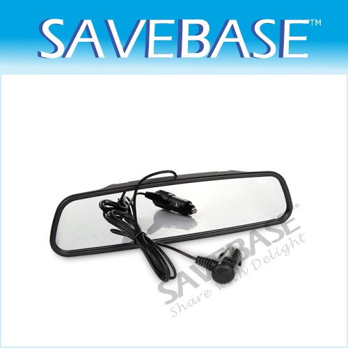 Wireless Rearview Mirror LED Display Monitot Parking Sensor 4 Sensor Kit