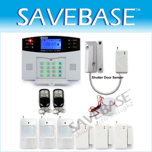 106 Wireless/Wired Defense Zones GSM Home Alarm System Shutter Door Sensor