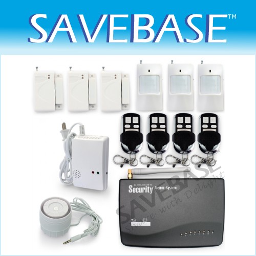 Wireless Home House GSM Security Burglar Alarm System GAS CO Sensor Detector