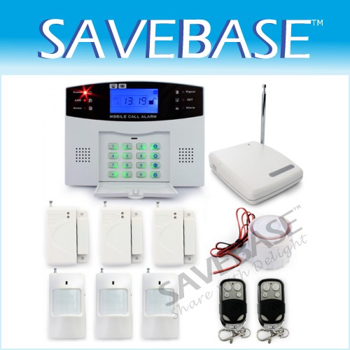 Wireless GSM Intercom Security Intruder Burglar Alarm System Signal Transmitter