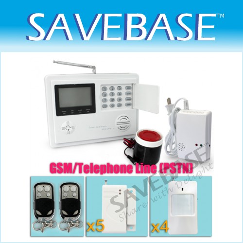 103 Wireless/Wired Zones Dual-network GSM/PSTN Alarm System 900/1800/1900MHZ